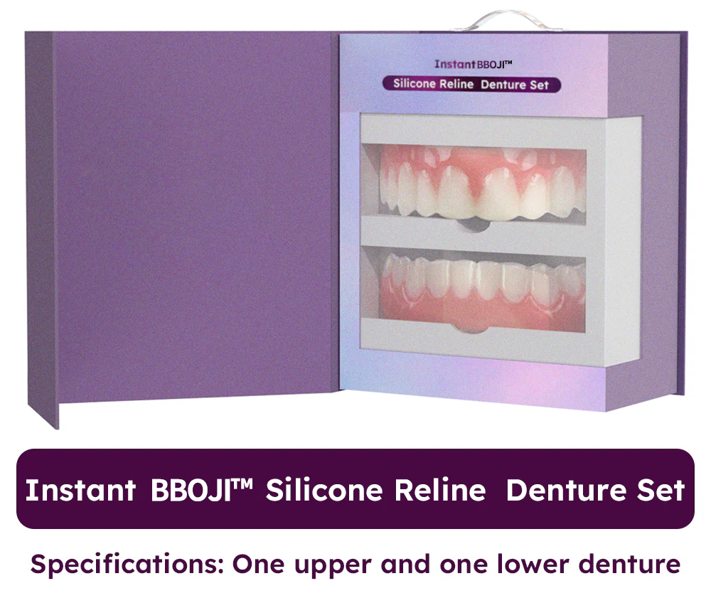 ✅Official Store | Instant BBOJI™ Silicone Reline Denture Set 🧑🏼⚕️British Dental Association (BDA) Recommendation