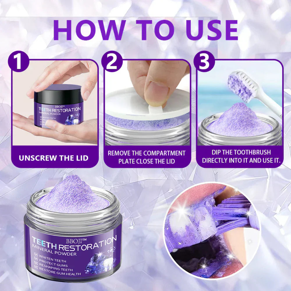 BBOJI™ TeethRestoration Mineral Powder🦷(ADA recommended)