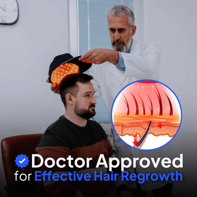 Regrow your hair in 60 days with Newyuo® Laser Cap — or your money back!