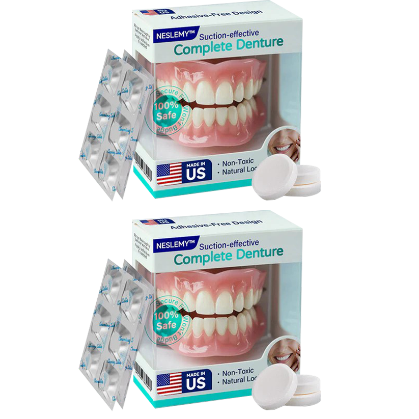 Suction-fit Complete Denture - Made and Shipped from the US