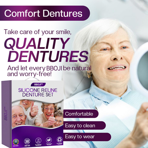 ✅Official Store | Instant BBOJI™ Silicone Reline Denture Set 🧑🏼⚕️British Dental Association (BDA) Recommendation