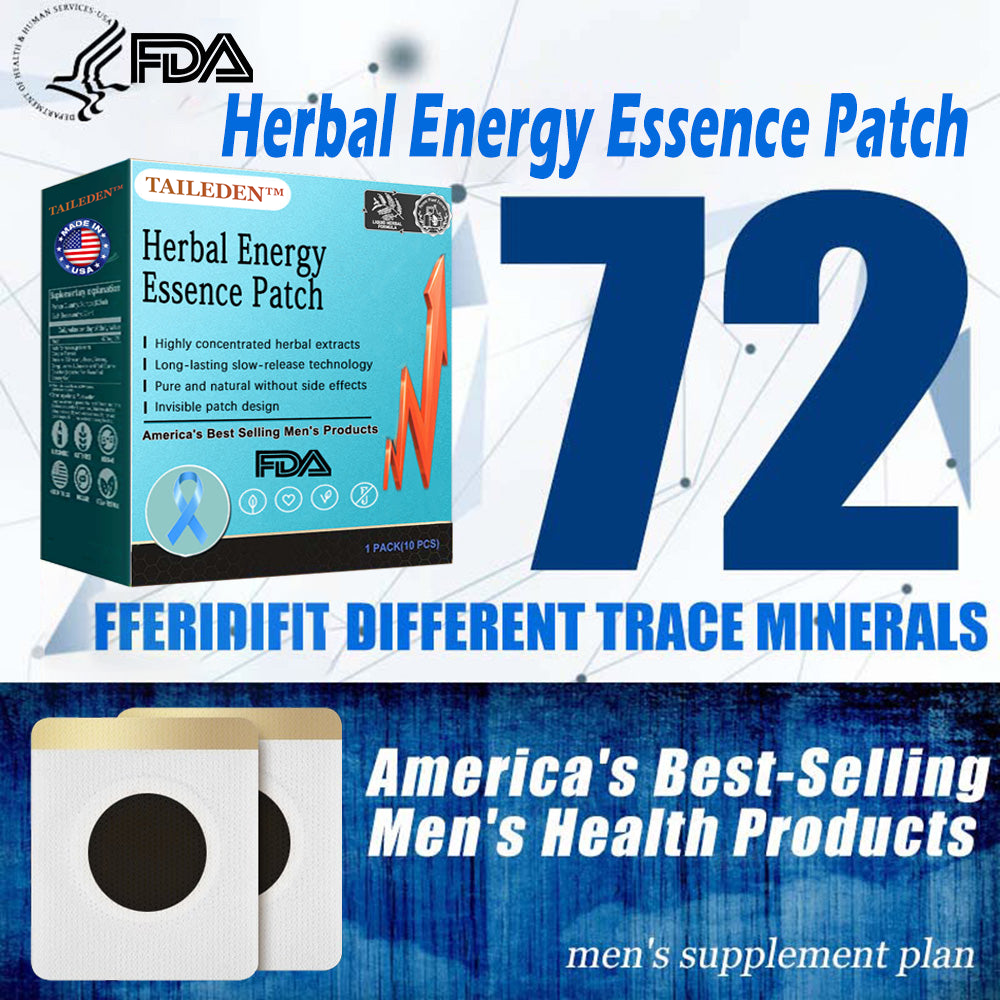 TAILEDEN™ PDE5 Men's Herbal Energy Patch | Clinically-Inspired Formula, Works in 15 Minutes, Lasts up to 36 Hours