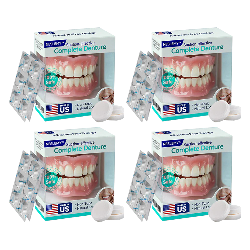 Suction-fit Complete Denture - Made and Shipped from the US