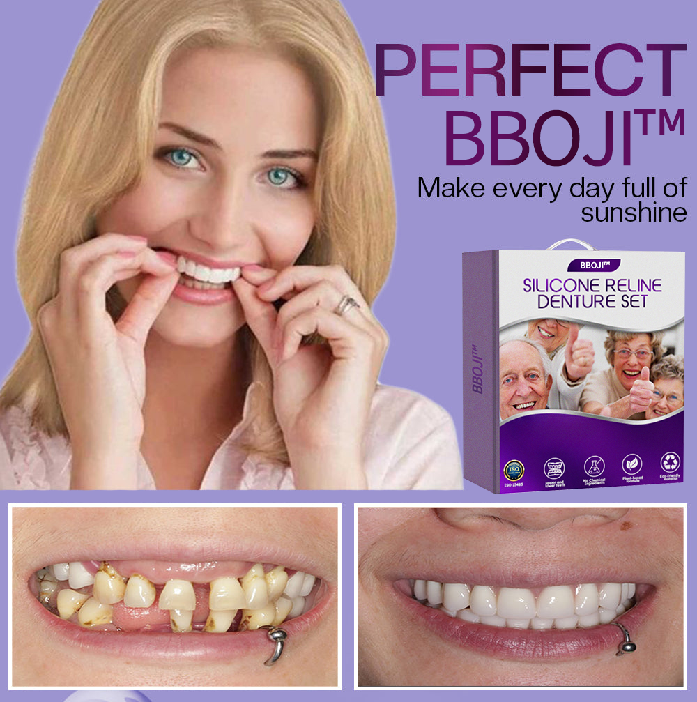 ✅Official Store | Instant BBOJI™ Silicone Reline Denture Set 🧑🏼⚕️British Dental Association (BDA) Recommendation