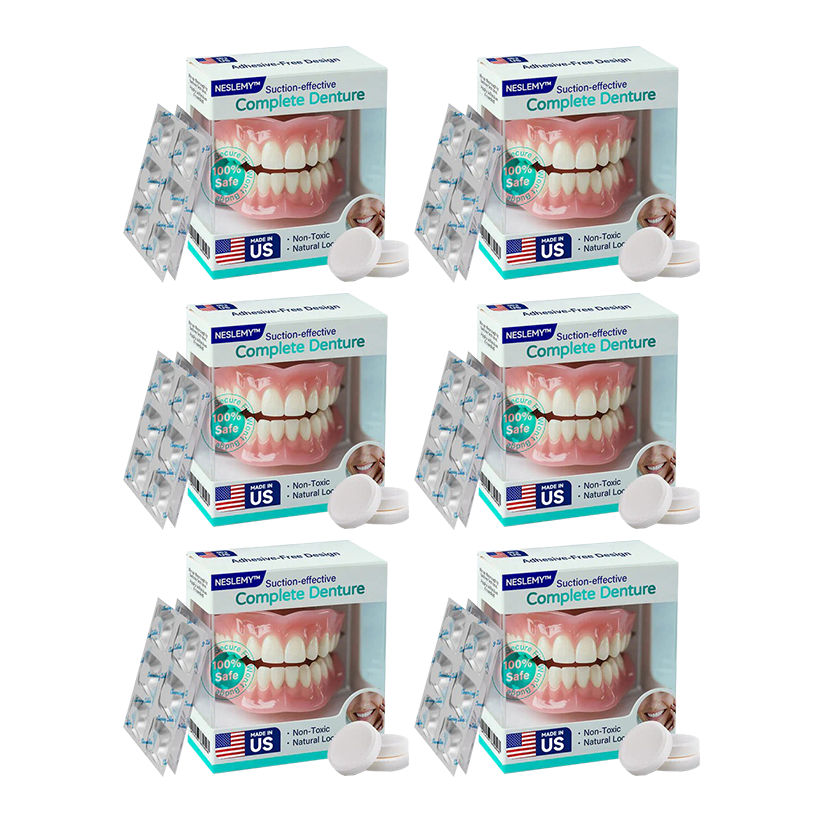 Suction-fit Complete Denture - Made and Shipped from the US