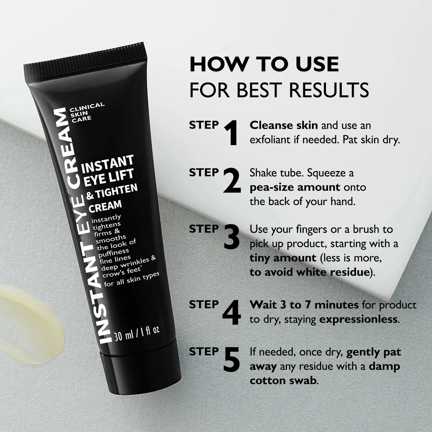 Instant Eye Lift & Tighten Cream – 8-Hour Firming Power