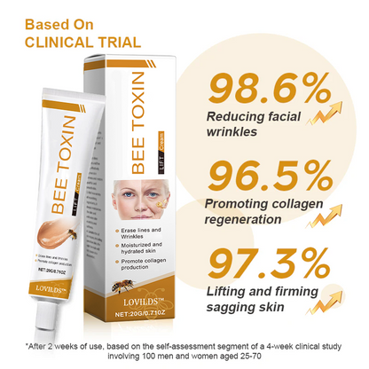 🐝🎁Made and Shipped from USA✨LOVILDS™ Bee Toxin Wrinkle Removal Cream-🔥LAST DAY 80% OFF