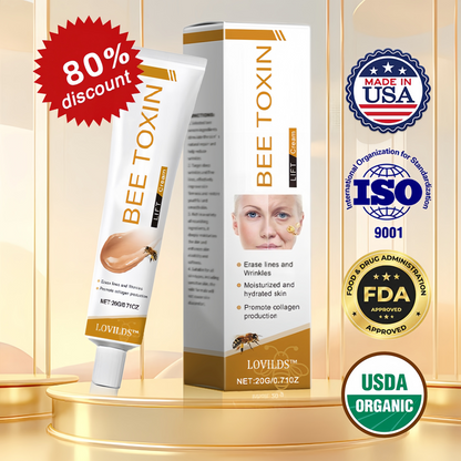 🐝🎁Made and Shipped from USA✨LOVILDS™ Bee Toxin Wrinkle Removal Cream-🔥LAST DAY 80% OFF