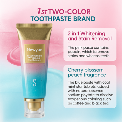 🏆 Newyuo® Nicotinamide Toothpaste💎New upgrade Powerful type 10% concentration of Nicotinamide