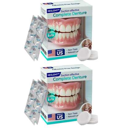 Suction-fit Complete Denture - Made and Shipped from the US