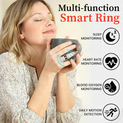 QIAWI™ Smart Health Ring🌟Comprehensive Health Tracking🛌Optimizing Sleep and🏅Daily Activities