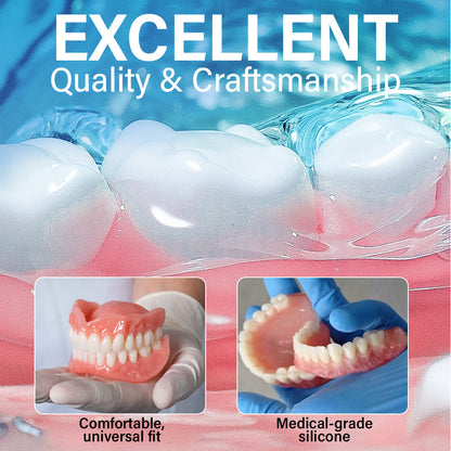 Suction-fit Complete Denture - Made and Shipped from the US