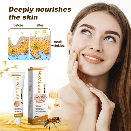 🐝🎁Made and Shipped from USA✨LOVILDS™ Bee Toxin Wrinkle Removal Cream-🔥LAST DAY 80% OFF