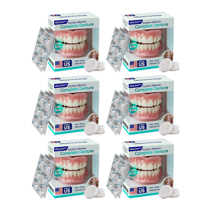 Suction-fit Complete Denture - Made and Shipped from the US