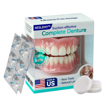Suction-fit Complete Denture - Made and Shipped from the US