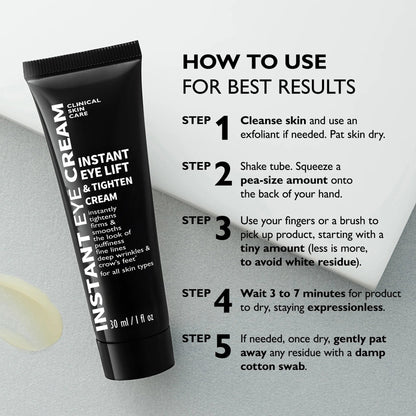 Instant Eye Lift & Tighten Cream – 8-Hour Firming Power