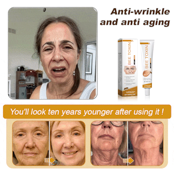 🐝🎁Made and Shipped from USA✨LOVILDS™ Bee Toxin Wrinkle Removal Cream-🔥LAST DAY 80% OFF